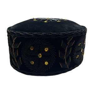 AFRICAN Traditional Men’s Wedding Igbo Yoruba Embroidery Hat